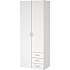 Space garderobeskab - hvid