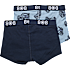 808 2-pak boxershorts str. 10 år - blå