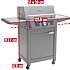 Charbroil Evolve elektrisk grill med 2 zoner