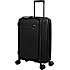 Adventure trolley 8 hjuls 55,5 cm med lomme - sort