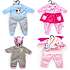 Mami Baby dukketøjsæt str 42-46 cm - flere varianter - assorteret