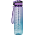 Motivationsflaske lilla/turkis - 1 liter