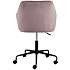 Brooke skrivebordsstol - støvet rosa