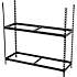 Probuilder dæk reol med 2 hylder - sort
