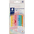 Staedtler pastel farveblyant 12 stk. ass