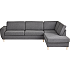 Rom Nordic højrevendt open-end sofa - antracit