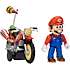 Nintendo Super Mario Galaxy Movie figur med motorcykel - flere varianter - assorteret