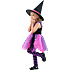 Halloween pink heks kostume str. 128