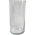 Cylinderformet glasvase 10x20 cm - klar
