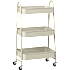 DAY rullebord med 3 hylder - beige