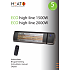 HEAT1 eco high-line 2000W terrassevarmer - sort