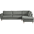 Rom Nordic højrevendt open-end sofa - grøn