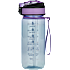 Motivationsflaske lilla/turkis - 0,6 liter