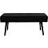 Skiby velour bænk - sort