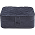 VRS smykkeskrin firkantet med 2 rum - mørkeblå