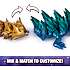 CrystaLynx Dragon krystalæg - flere varianter - assorteret