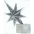 Julefryd topstjerne lille m. glitter. H 15 cm - flere varianter - assorteret