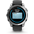 Garmin Fenix E smartwatch - sort/sølvfarvet