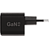 X2O 45W dobbelt hjemmelader USB-C/C GaN - Sort