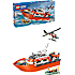 LEGO City Kystvagtens redningsbåd og helikopter 60504