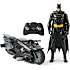 Batman figur med fjernstyret Batcycle