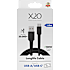 X2O Longlife 60W USB-A/C-kabel 1M - Sort