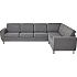 Rom Nordic vendbar hjørnesofa - antracit