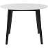 Blokhus spisebord - hvid og sort