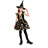 Halloween heks kostume str. 164