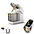 Ooni Halo Pro spiral mixer - Polar white