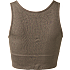 VRS dame seamless top str. M/L - brun