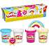 Play-Doh konfetti modellervoks 4 stk.