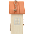 Fuglehus i træ 21,5 cm - flere varianter - assorteret