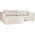 Evie sofa med venstrevendt chaiselong - beige