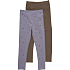 VRS børne 2-pak leggings str. 98 - lilla/brun