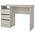 Function Plus skrivebord med 3 skuffer - beige