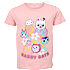 Gabbys Dukkehus T-shirt str. 86/92 - pink