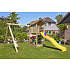 Jungle Gym Cottage 2.1 legetårn inkl. rutsjebane og gyngemodul