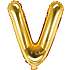 Folieballon "V" 33 cm - flere varianter - assorteret
