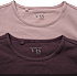 VRS børne 2-pak bluse str. 110/116 - rosa/bordeaux