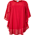 VRS dame tunika str. 50 - rød