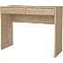 Function Plus skrivebord med 2 skuffer - trælook