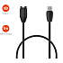 Fixed ladekabel Garmin Smartwatch - sort