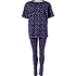 VRS dame pyjamas str. M - mørkeblå