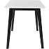 Blokhus spisebord - hvid og sort