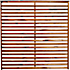 Nordic Fence Nova teak hegn - grundmalet