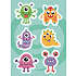 Diamond Art stickers 13x18 cm - monster