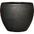 Messina krukke - sort - H: 17 x B: 19 x D: 19 cm