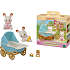 Sylvanian tvillinge barnevogn