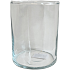 Cylinderformet glasvase 8x10 cm - klar